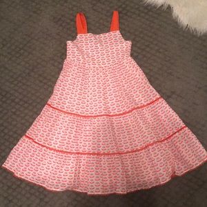 brand new mini boden patterned dress